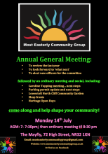 poster advertising AGM 2025